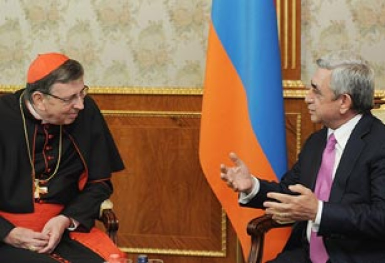 Серж Саргсян принял кардинала Курта Коха