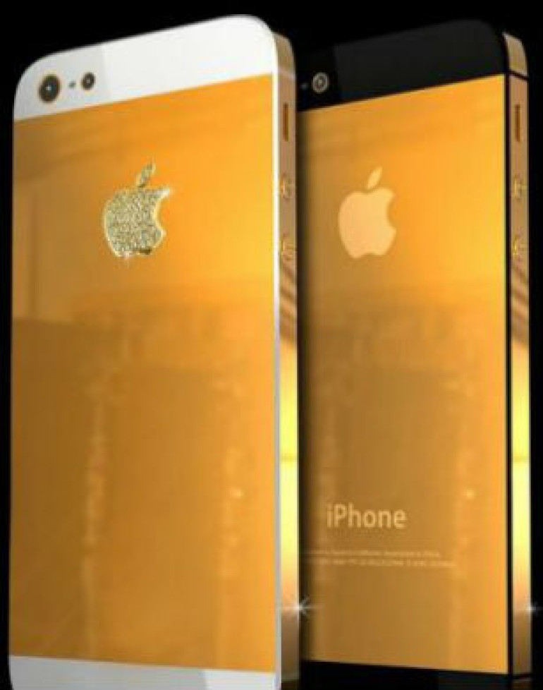 Ադամանդներով զարդարված ոսկեպատ iPhone 5՝ 32 հազ. դոլարով (լուսանկարներ)