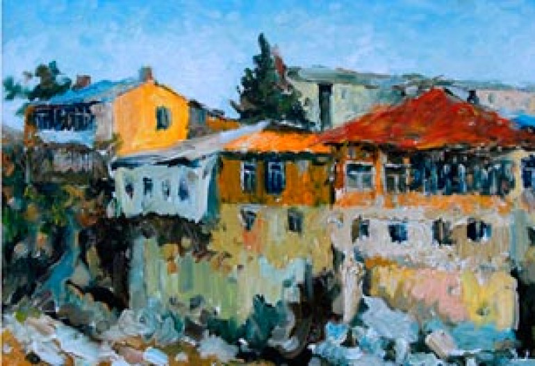 Golgotha of Armenian people album of Georgian artist presented