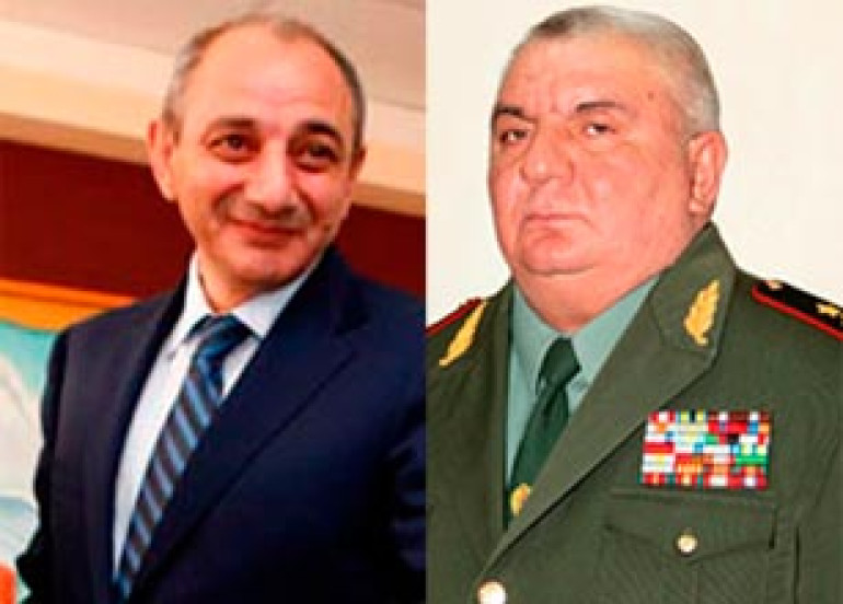 Бако Саакян обсудил с Юрием Хачатуровым вопросы военного строительства