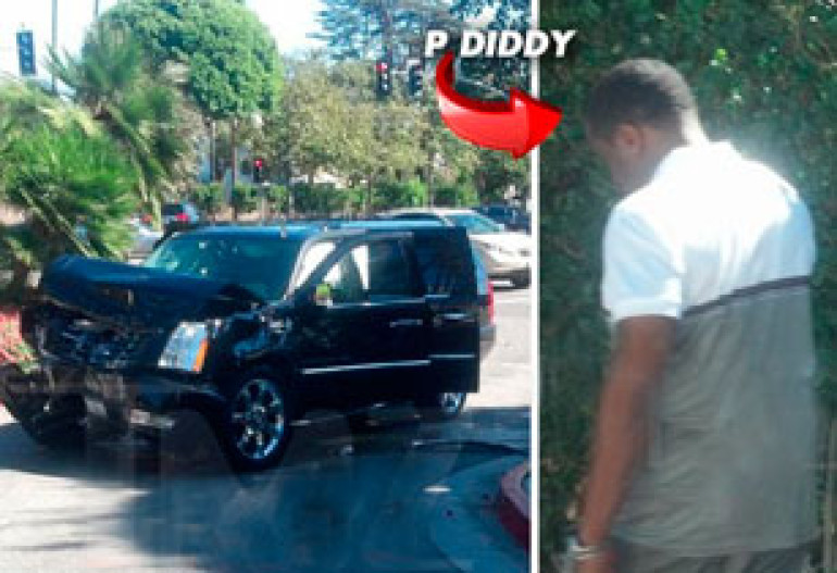 Рэпер P Diddy попал в аварию в Лос-Анджелесе