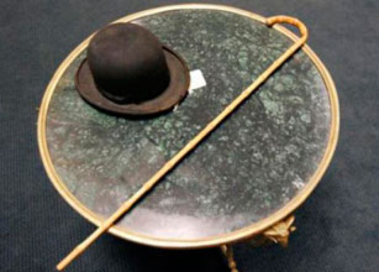 Charles Chaplin’s hat, cane to go under hammer