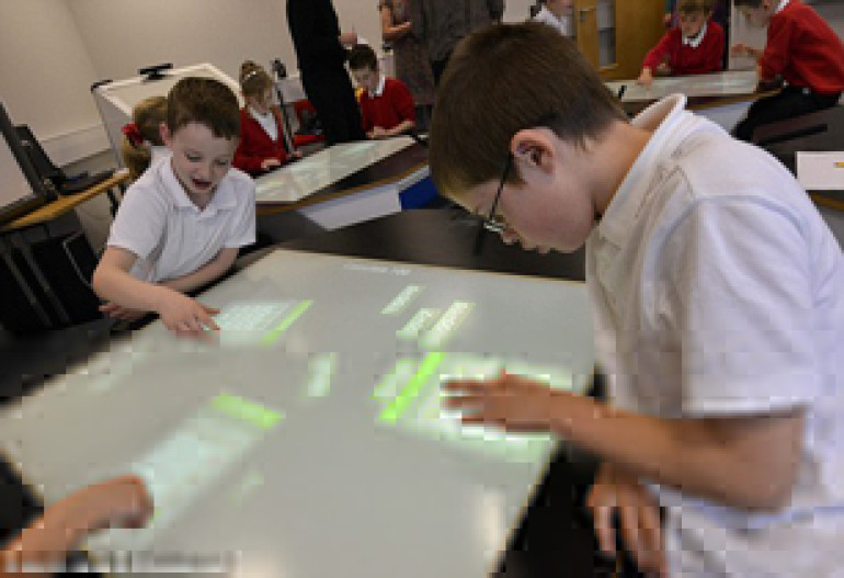 The 'Star Trek' style classroom of the future replacing blackboards and books  