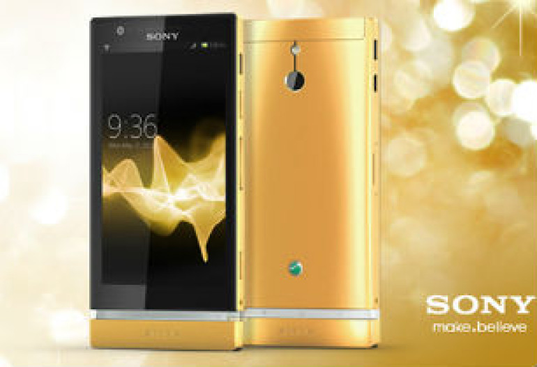 Sony-ն հետևում է Vertu-ի քայլերին՝ թողարկելով ոսկեպատ Xperia P սմարթֆոնը (լուսանկարներ)