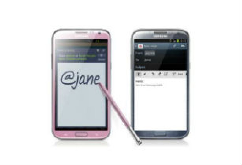 Samsung анонсировала розовый Galaxy Note II