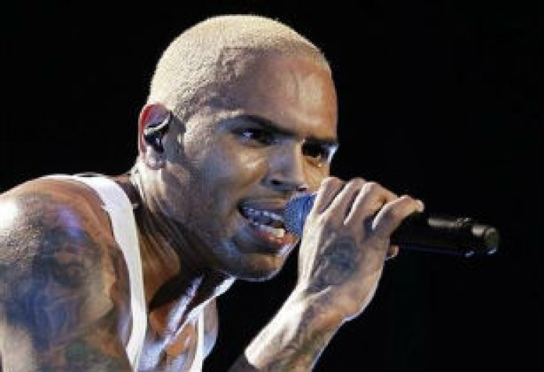 Chris Brown crashes car on eve of Grammy Awards