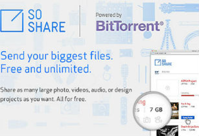Создатели BitTorrent запустили сервис для обмена «тяжелыми» файлами