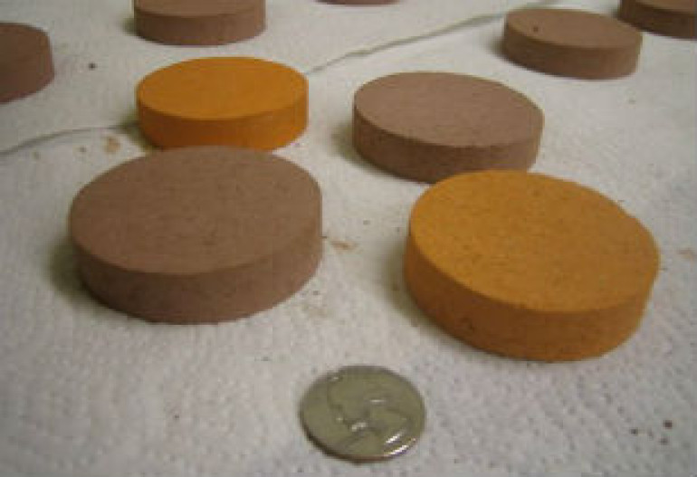 Ceramic tablets disinfect drinking water