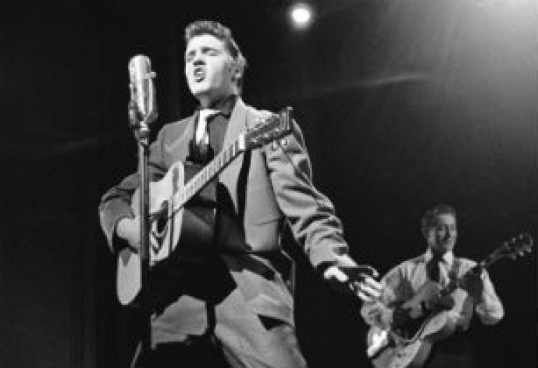 Before he was the King: Intimate pictures of Elvis aged just 21 and on the verge of changing rock 'n' roll forever