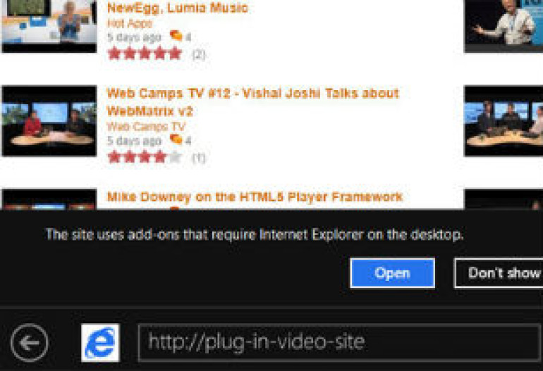Microsoft пустила флэш в Internet Explorer 10