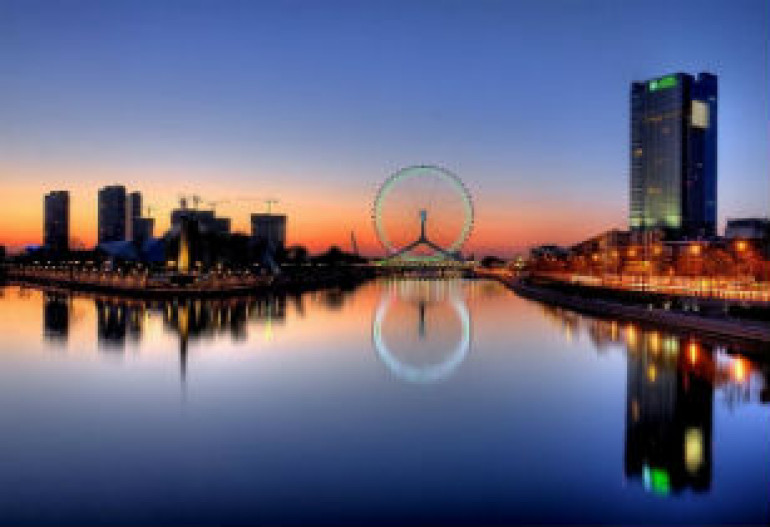 Удовольствие 2 в 1: Tianjin Eye Bridge - красивейший мост со 120-метровым колесом обозрения (фото) Удовольствие 2 в 1: Tianjin Eye Bridge - красивейший мост со 120-метровым колесом обозрения (фото)
