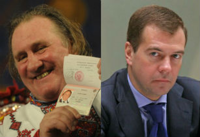 Медведев раскритиковал раздачу квартир актеру Депардье 
