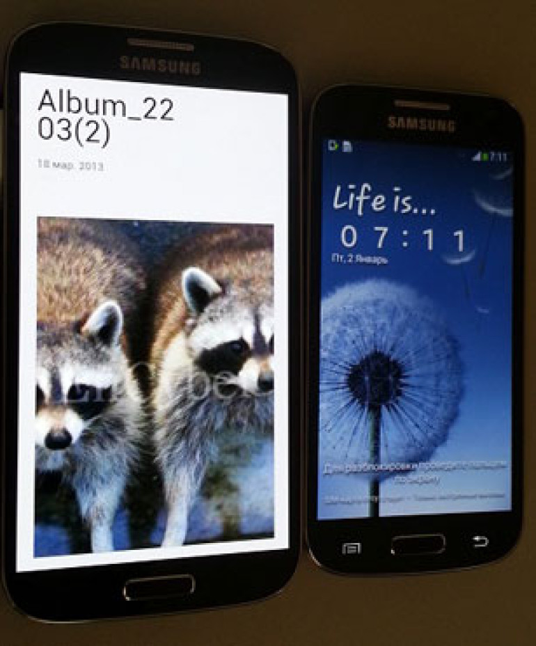 Samsung Galaxy S4 mini սմարթֆոնի առաջին լուսանկարները