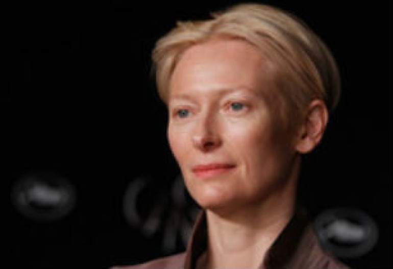 Tilda Swinton has been sleeping in a glass box