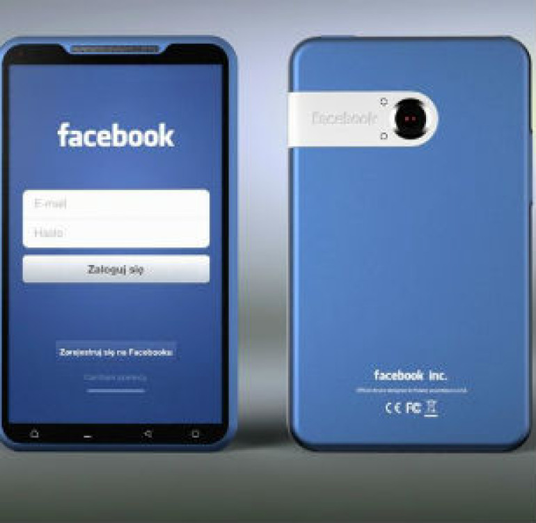 First glimpse of the Facebook phone – The Daily Mail