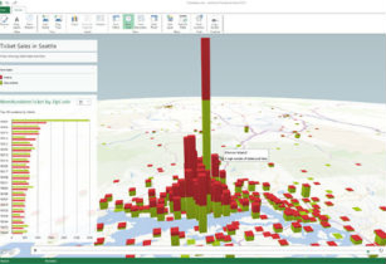 Excel получил географический 3D-визуализатор (видео)