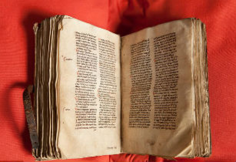 Priceless 14th century Latin 'dictionary' goes on display for the first time