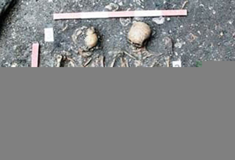The Romanian Romeo and Juliet: Mystery of the young couple buried holding hands in courtyard of monastery
