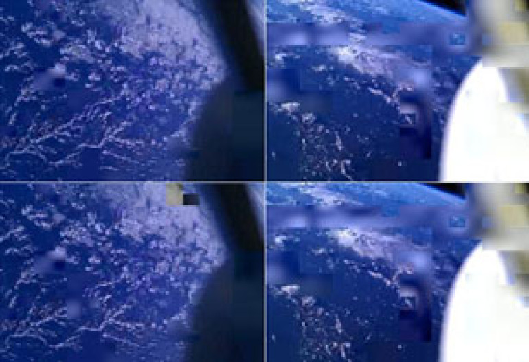 Pictures that are truly out of this world: Three smartphones sent into orbit by NASA beam back clear images of Earth