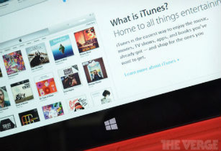  Microsoft просит Apple выпустить iTunes для Windows 8