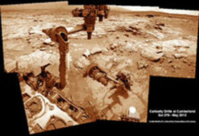 Марсоход Curiosity вновь пробурил марсианский грунт 