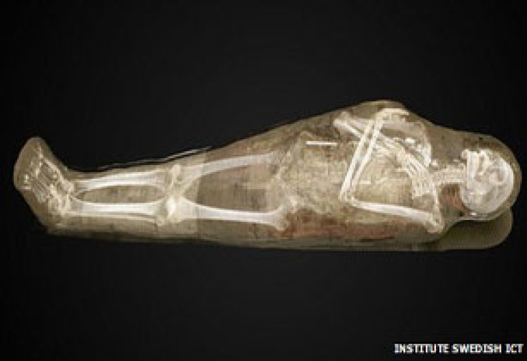 Museum visitors can 'unwrap' a mummy
