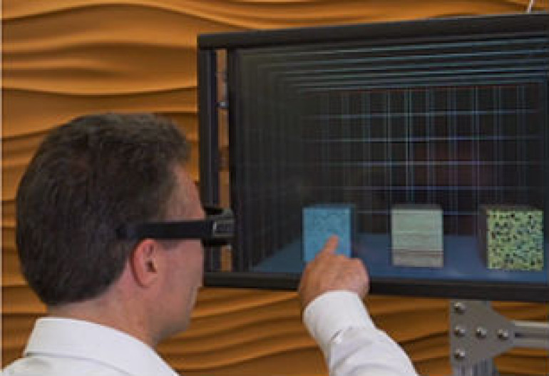 Microsoft develops 3D touchscreen