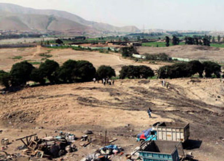 Ancient pyramid destroyed in Peru