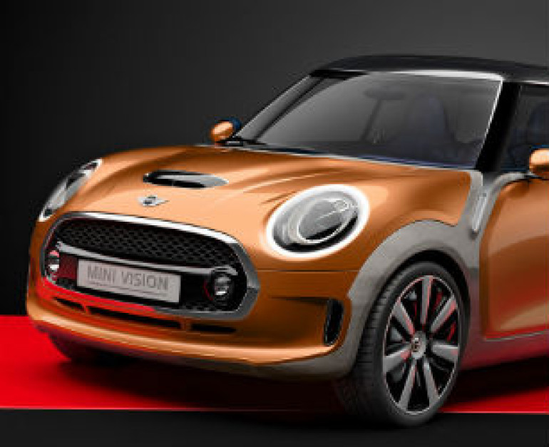 Новый концепт-кар Mini может менять цвета и подмигивать пассажирам (фото)