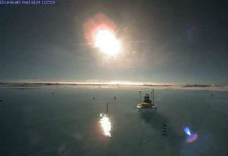 North Pole ice melts