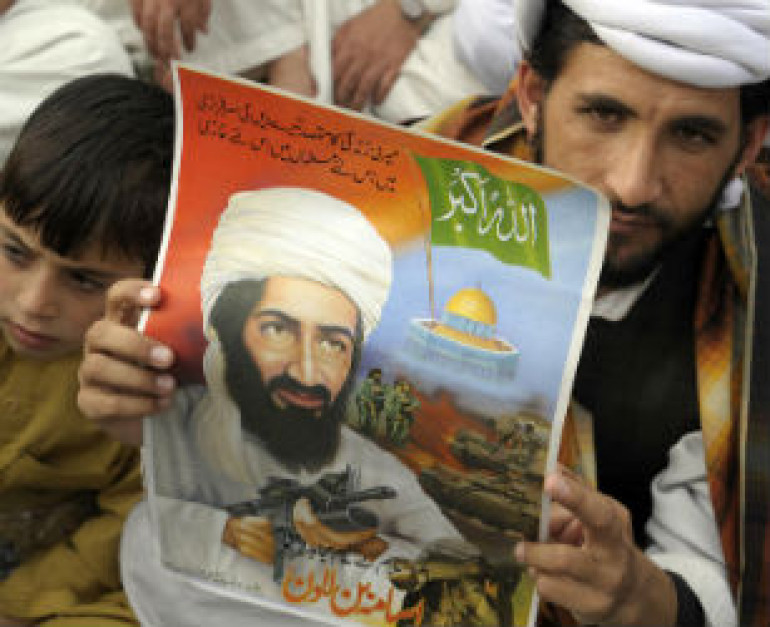 Osama bin Laden's AK-47 rifle with mysterious Chinese markings goes on display at 'secret' CIA museum