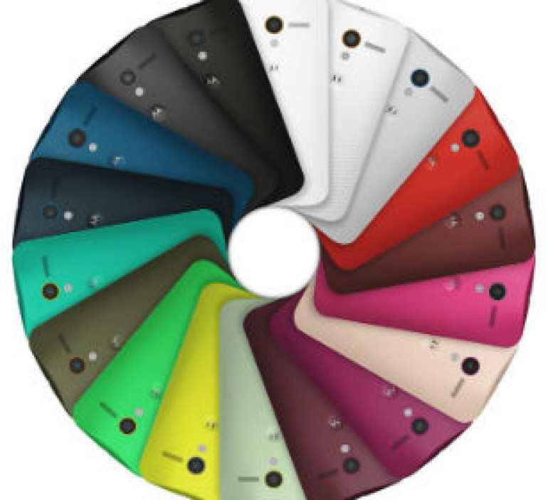 Motorola представила смартфон с 500 вариантами оформления