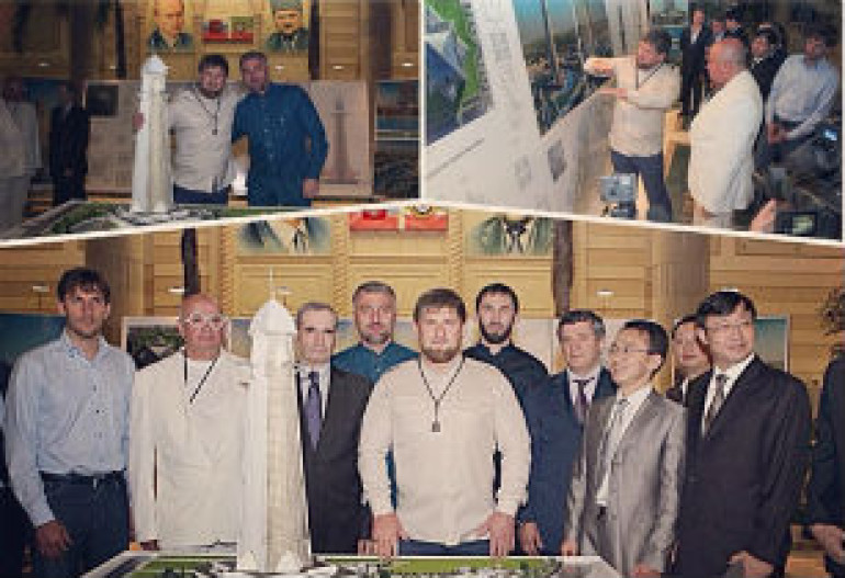 Кадырову показали проект 400-метровой вайнахской башни