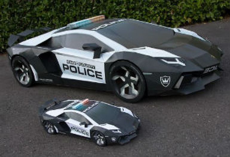 Lamborghini Aventador-ի գերիրական մոդելը՝ ամբողջովին թղթից (լուսանկարներ, տեսանյութ)