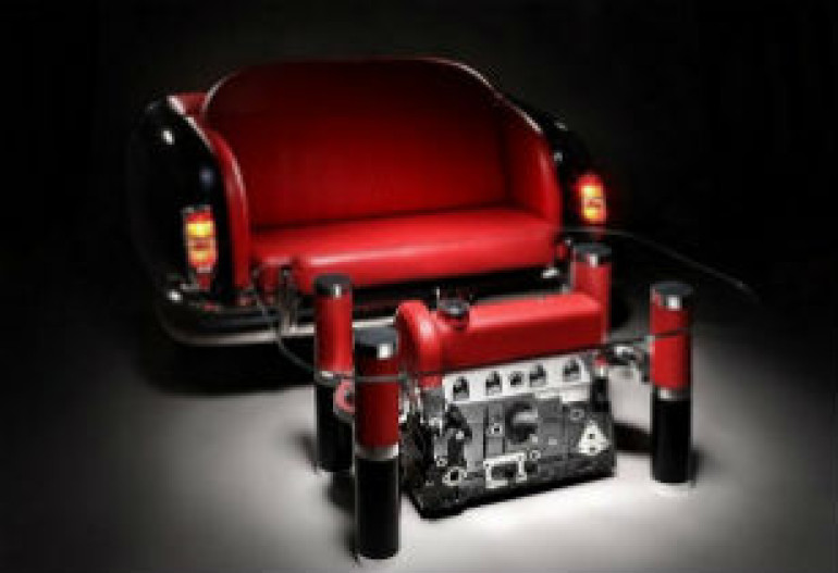 Չեխերը կահույք են ստեղծել Mercedes-Benz-ի, Rolls-Royce-ի ու Cadillac-ի մասերից (լուսանկարներ)