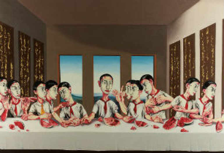 Chinese artist's 'Last Supper' sets record for Asian contemporary art