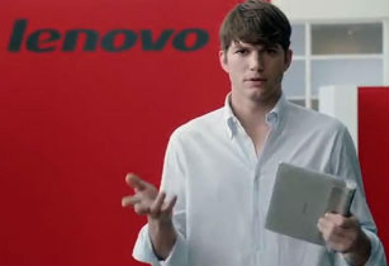Ashton Kutcher joins Lenovo