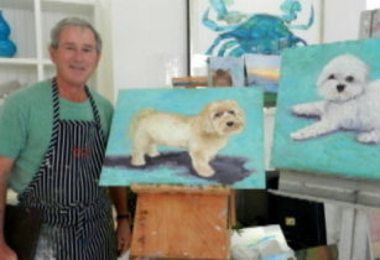 George W. Bush 'planning portrait series of world leaders'