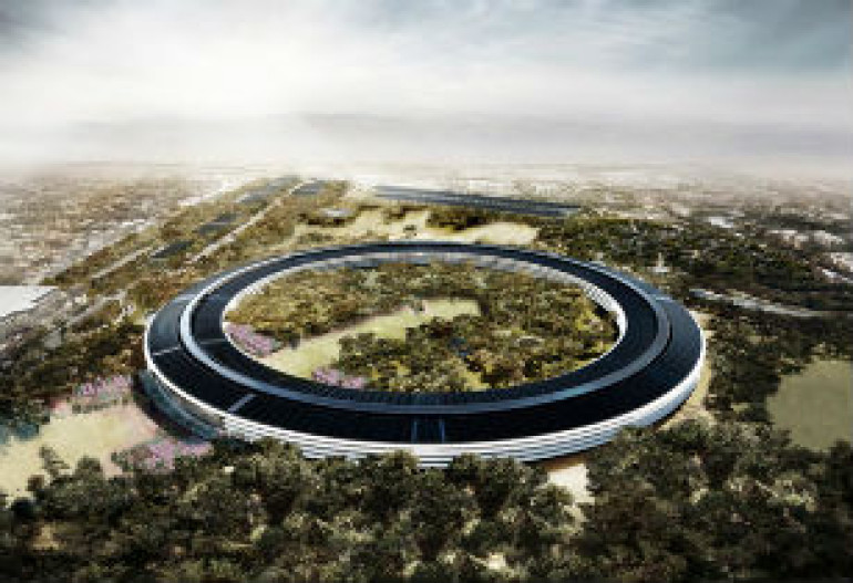 «Космический» кампус Apple: новые фото