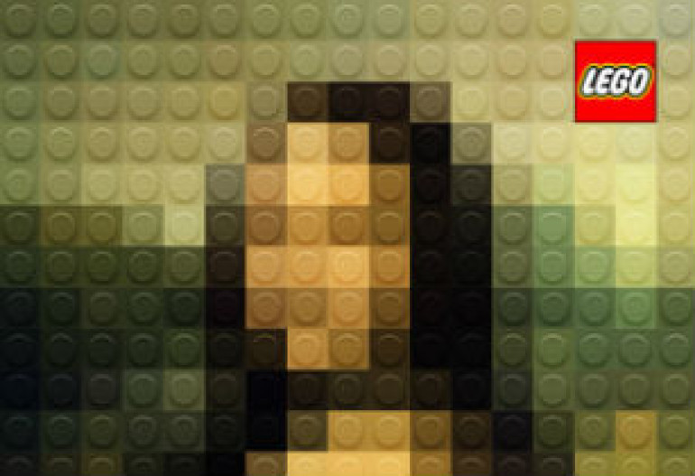 Italian artist recreates famous works by using Lego