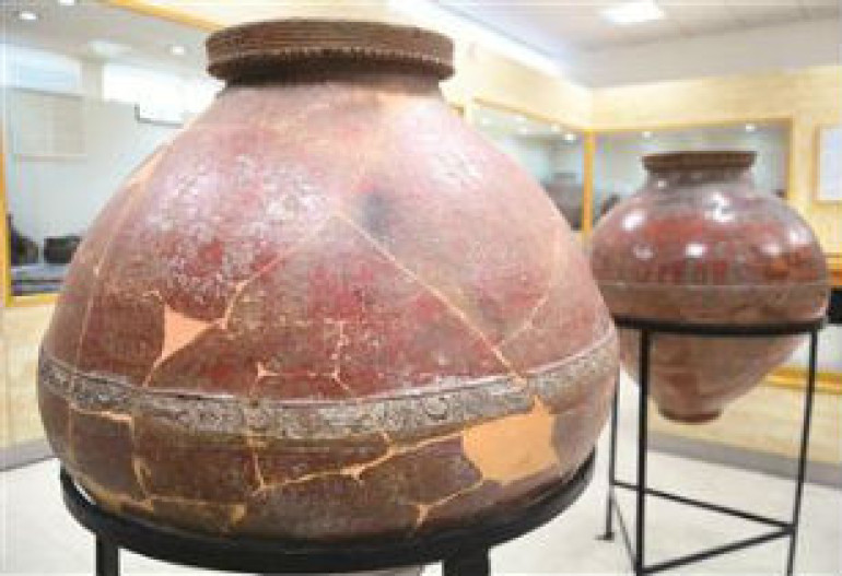 Artifacts from Ani on display at Kars Museum