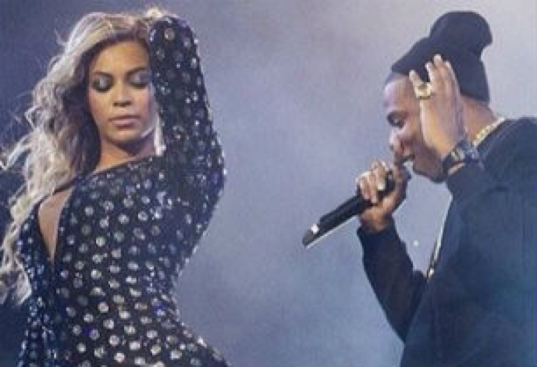 Jay-Z joins Beyonce in London