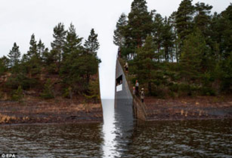 Memorial to mark where Anders Breivik ‘left a scar on humanity’