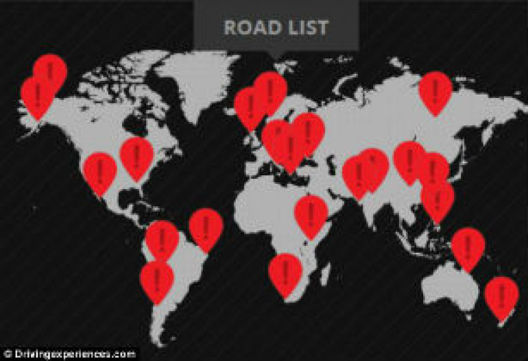 World's 22 most deadly highways revealed on interactive map