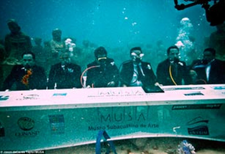 Take in the sights at the underwater museum