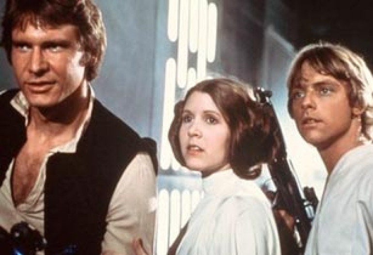 Harrison Ford, Carrie Fisher and Mark Hamill reunite for latest Star Wars