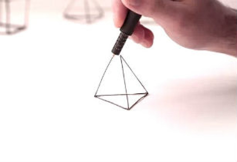 Amazing 3D printing pen 'draws' plastic objects in thin air