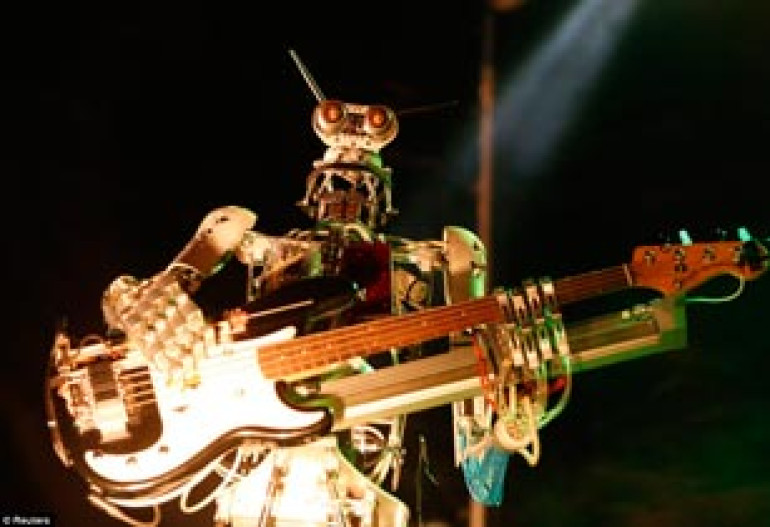 World's only robot rock band takes stage at international android exhibition in Moscow