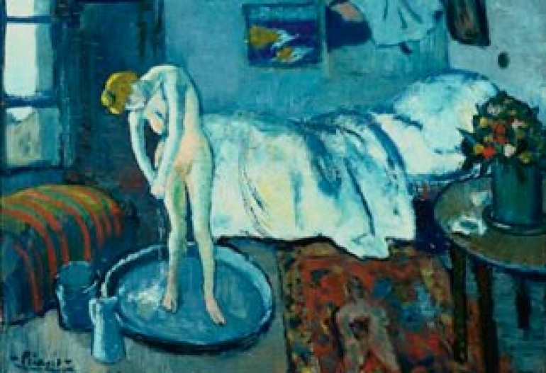 Who's hiding in Picasso's 'Blue Room'?