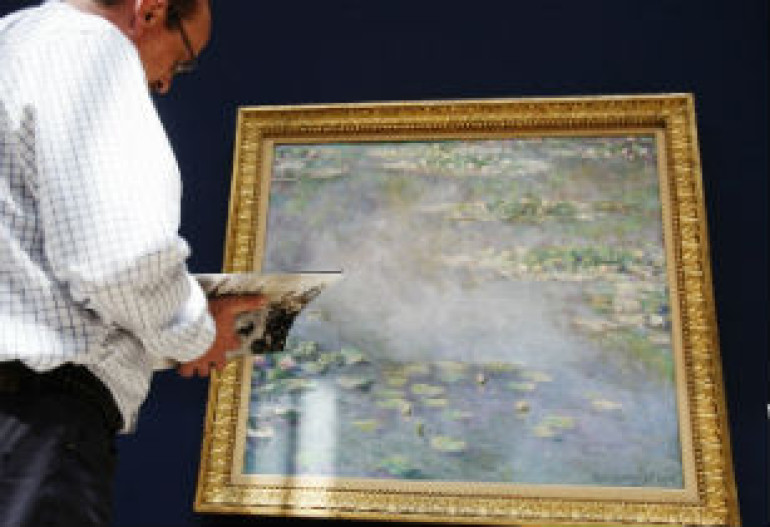 Monet’s water lilies fetches $54 m at Sotheby’s